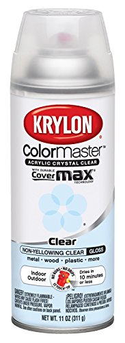 Product Cover Krylon K05130107 ColorMaster Acrylic Crystal Clear, Gloss, Clear, 11 oz.