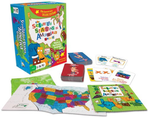 Product Cover Gamewright The Scrambled States of America Game