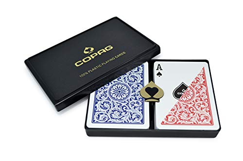 Product Cover Copag Poker Size Regular Index 1546 Playing Cards, 2 decks