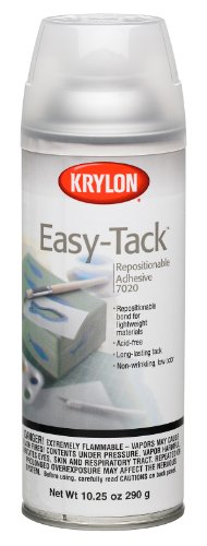 Product Cover Krylon K07020007 10.25-Ounce Easy Tack Repositionable Adhesive Spray