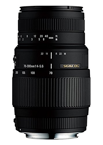 Product Cover Sigma 70-300mm f/4-5.6 DG Macro Telephoto Zoom Lens for Canon SLR Cameras