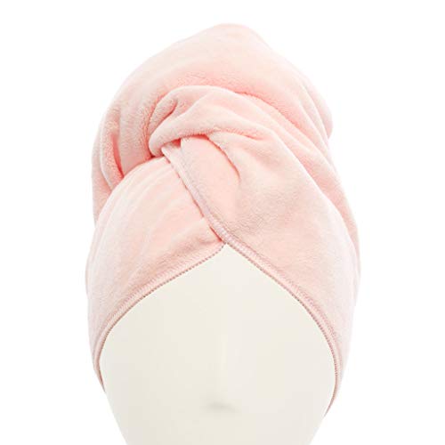 Product Cover Diva Darling, Easy To Use & Super Absorbent Microfiber Hair Towel, Pink (19 x 39-Inches)