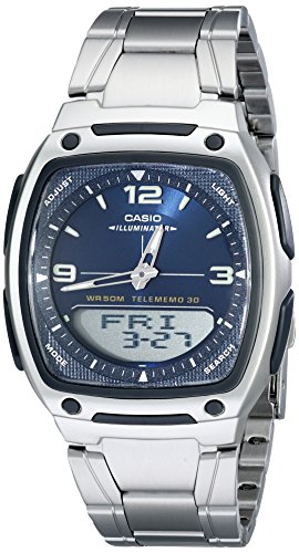 Product Cover Casio Men's AW81D-2AV Ana-Digi Stainless Steel Watch