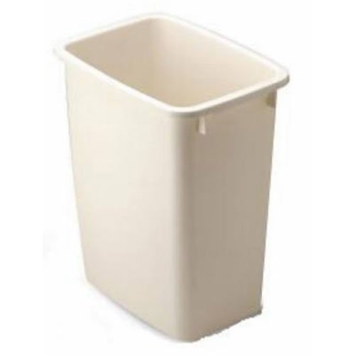 Product Cover Rubbermaid Wastebasket, Bisque, 21-quart (FG280500BISQU)