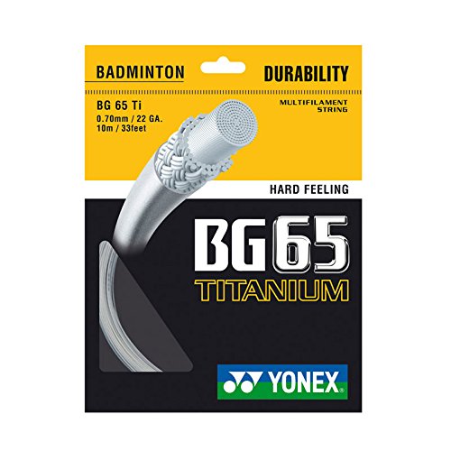 Product Cover Yonex BG 65Ti Badminton String - White