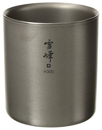Product Cover Snow Peak Titanium H300 Stacking Mug, TW-123, Premium Titanium, Made in Japan, Ultralight for Camping, Backpacking & Everyday USe, Lifetime Product Guarantee