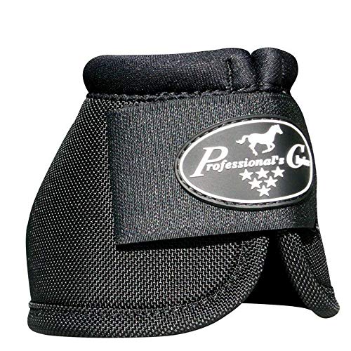 Product Cover Professionals Choice Equine Ballistic Hoof Overreach Bell Boot, Pair (Medium, Black)