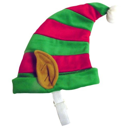 Product Cover Outward Hound Kyjen  PP01870 Elf Hat Dog Holiday Accessory, Large, Green