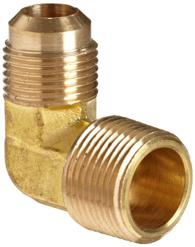 Product Cover Anderson Metals Brass Tube Fitting, 90 Degree Elbow, 3/8