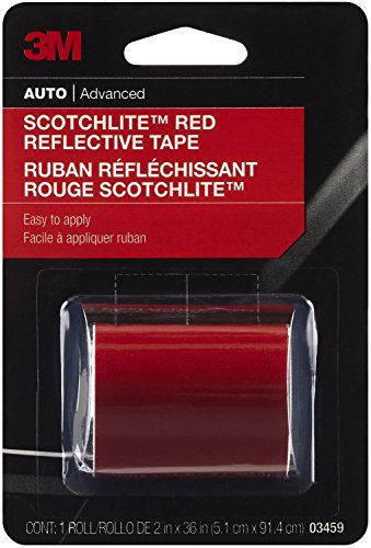Product Cover 3M Scotchlite Reflective Tape, Red, 2-Inch by 36-Inch
