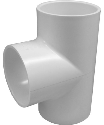 Product Cover Genova Products 31407CP 3/4-Inch PVC Pipe Tee - 10 Pack