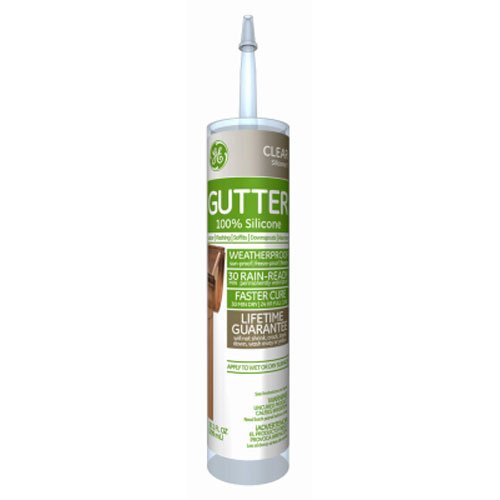 Product Cover GE GE50G01 10.1 oz Clear Gutter Caulk