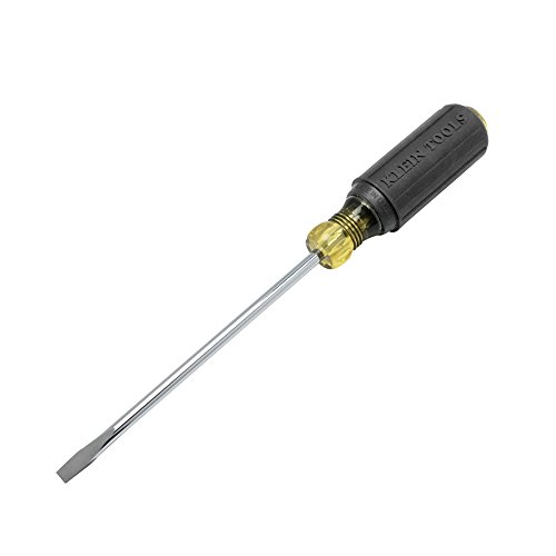 Product Cover Klein Tools 605-6 1/4-Inch Cabinet Tip Screwdriver, Heavy Duty, 6-Inch