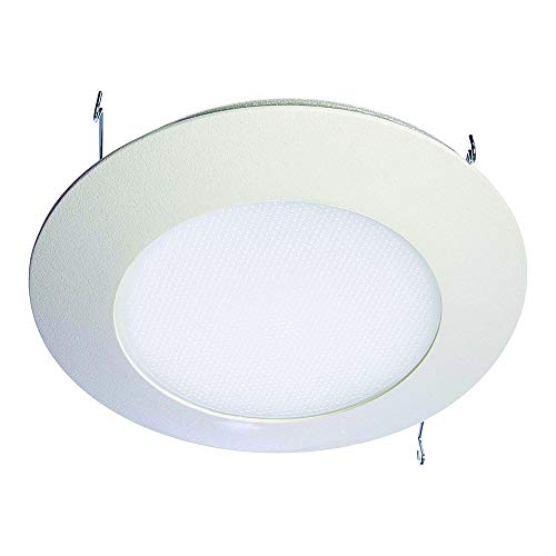 Product Cover HALO Recessed 70PS 6-Inch Trim Wet Location and Air-Tite Listed Trim with Frosted Albalite Lens, White