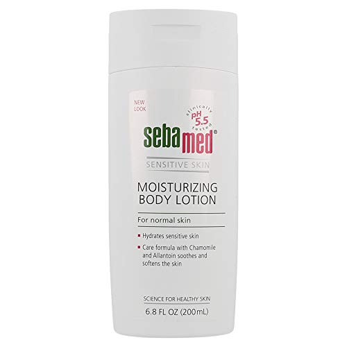 Product Cover Sebamed Moisturizing Lotion pH 5.5 for Sensitive Skin Dermatologist Recommended Moisturizer 6.8 Fluid Ounces (200 Milliliters)
