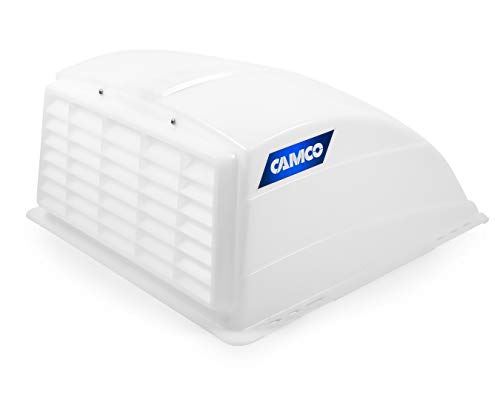 Product Cover Camco Standard Roof Vent Cover, Opens for Easy Cleaning, Aerodynamic Design, Easily Mounts to RV with Included Hardware-(White) (40431)