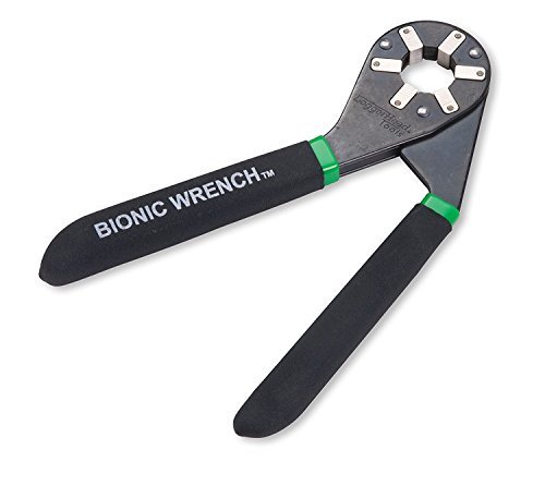 Product Cover 8 Inch Bionic Adjustable Wrench by LoggerHead Tools | 14 Wrenches in 1 | Grabs Bolt On All Six Sides | Patented Design Multiplies Gripping Force | Great Gifts for Men, Dad, Gadgets for men