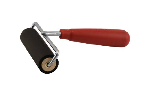 Product Cover Speedball 4121 Deluxe Hard Rubber Brayer - 80 Durometer Roller With Wire Frame - 4 Inches