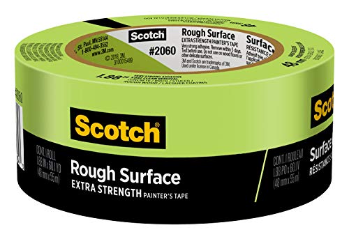 Product Cover Scotch Painter's Tape 2060-2A Scotch Masking Tape for Hard-to-Stick Surfaces, 2060-48A, 1.88-Inch by 60-Yards, 1 Roll, Width, green
