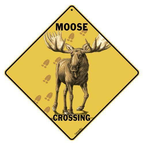 Product Cover CROSSWALKS Moose Crossing Sign - 12