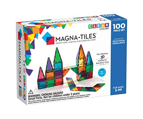 Product Cover Magna-Tiles Clear Colors 100 Piece Set