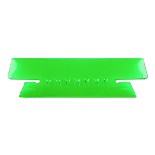 Product Cover Pendaflex Hanging File Folder Tabs, 1/3 Tab, 3.5 Inches, Green Tab/White Insert, 25 per Pack (43-1/2-GRE)