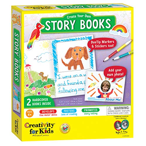 Product Cover Creativity for Kids Create Your Own Story Books - 2 Blank Hardcover Books - Open-Ended Crafting (Packaging May Vary)