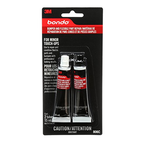 Product Cover Bondo Bumper and Flexible Part Repair, For Minor Touch-Ups, Use to Repair and Condition Flexible Parts and Bumpers with Professional looking results, 2 Tubes