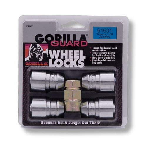 Product Cover Gorilla Automotive 61631 Acorn Gorilla Guard Locks (12mm x 1.50 Thread Size) - Pack of 4