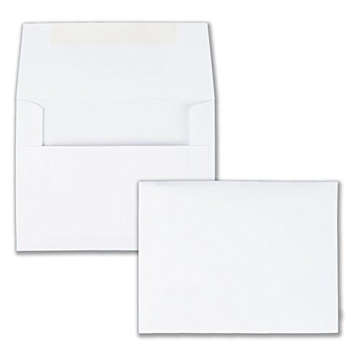 Product Cover Quality Park Invitation Envelopes, #5.5, White, 4.375 x 5.75 inches,Box of 100 (36217)