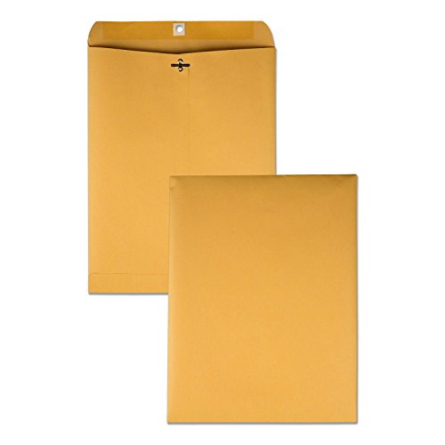 Product Cover Quality Park Clasp Envelopes, 28lb, #97, 10 x 13 Inches, 250 Count of Kraft (37597), 10x13