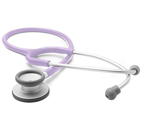 Product Cover ADC Adscope Lite 609 Ultra Lightweight Clinician Stethoscope, 31 inch Length, Lavender