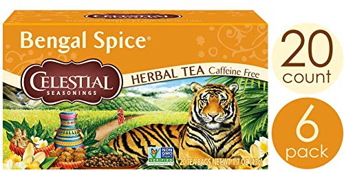 Product Cover Celestial Seasonings Herbal Tea, Bengal Spice, 20 Count (Pack of 6)