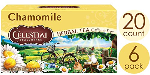 Product Cover Celestial Seasonings Herbal Tea, Chamomile, 20 Count (Pack of 6)