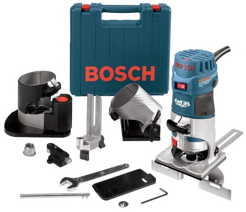Product Cover Bosch PR20EVSNK Colt Installers Kit 5.7 Amp 1 Hp Fixed-Base Variable-Speed Router with 3 Assorted Bases and Edge Guide