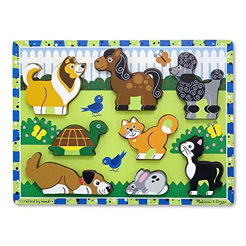 Product Cover Melissa & Doug Pets Wooden Chunky Puzzle (8 pcs)