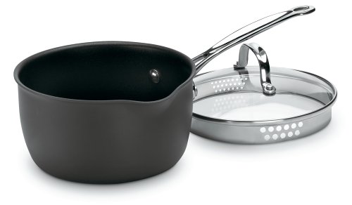 Product Cover Cuisinart 619-18P Chef's Classic Nonstick Hard-Anodized 2-Quart Cook and Pour Saucepan