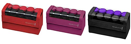 Product Cover Remington H1016 Compact Ceramic Worldwide Voltage Hair Setter, Hair Rollers, 1-1 ¼ Inch, Purple/Black