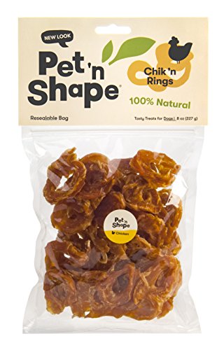 Product Cover Pet 'n Shape Chik 'N Rings - All Natural Chicken Jerky Dog Treats, 8 oz, 1 Pack