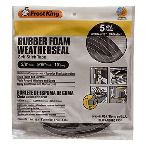 Product Cover Frost King R538H Foam Tape, 3/8
