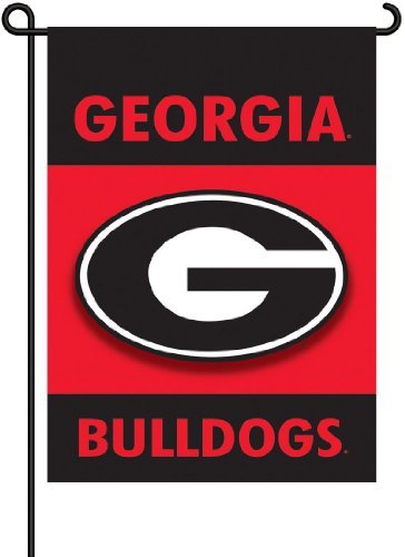 Product Cover BSI Georgia Bulldogs 83007 2-Sided Garden Flag Black & Red