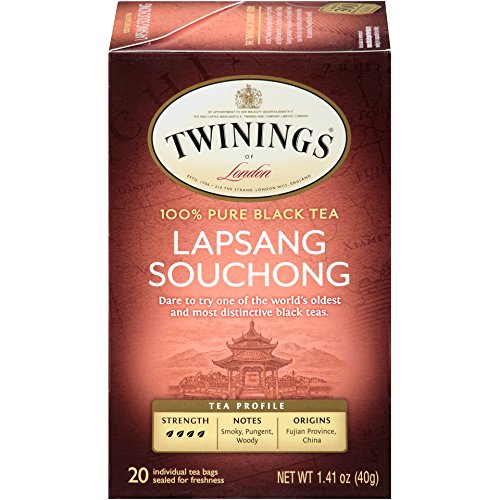 Product Cover Twinings of London Lapsang Souchong Black Tea Bags, 20 Count (Pack of 6)