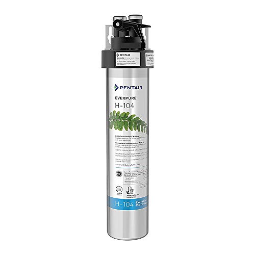 Product Cover Everpure H-104 Drinking Water Filter System (EV9262-71). Quick Change Cartridge System.  Commercial Grade Water Filtration and Lead Reduction