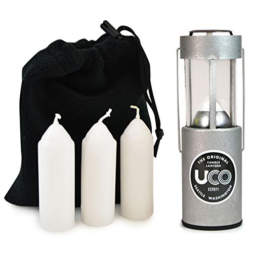Product Cover UCO Original Candle Lantern Value Pack with 3 Candles and Storage Bag, Aluminum
