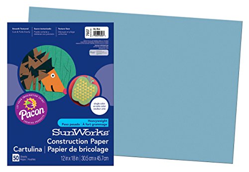 Product Cover SunWorks Construction Paper, Sky Blue,  12