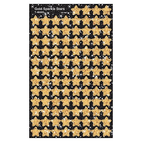 Product Cover TREND enterprises, Inc. Gold Sparkle Stars superShapes Stickers-Sparkle, 400 ct