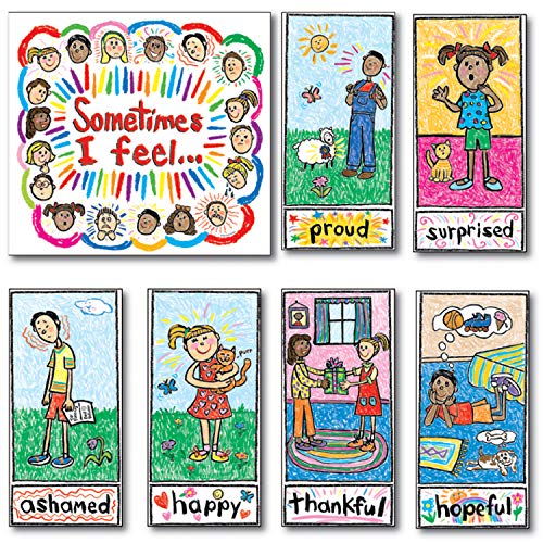 Product Cover Carson Dellosa Kid-Drawn Emotions Bulletin Board Set (3250)