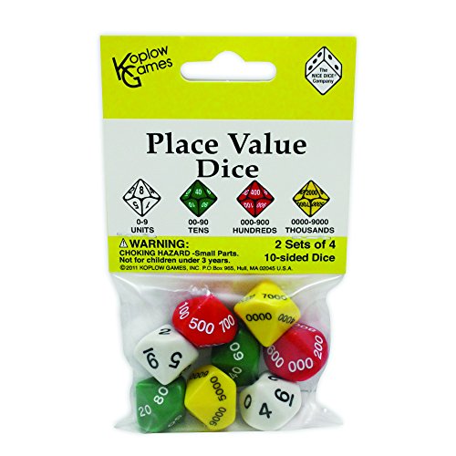 Product Cover Koplow Games Place Value Dice Classroom Accessories