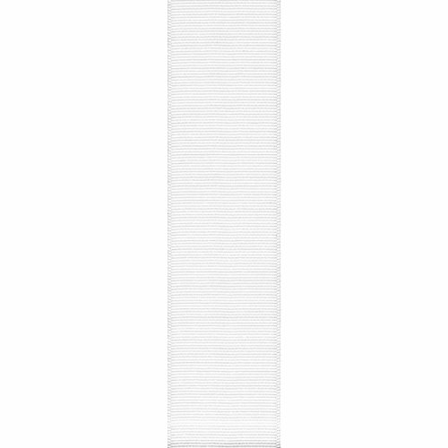 Product Cover Offray, White Grosgrain Craft Ribbon, 1 1/2-Inch x 12-Feet, 1-1/2 Inch