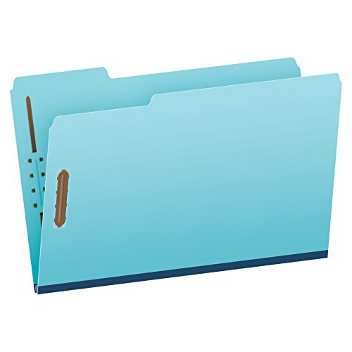 Product Cover Pendaflex Pressboard Fastener Folders, Legal Size, Light Blue, 1